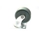 CI Cast Iron Caster Trolley Wheels Heavy Duty (Green)